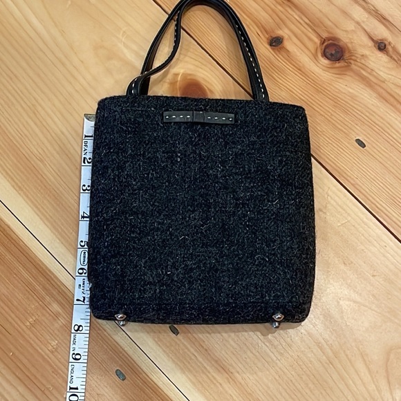 Kate Spade gray wool clutch purse - Picture 7 of 9